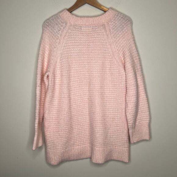 Lou & Grey Texturestitch Sweater Pullover Pink Size Large - Picture 3 of 6